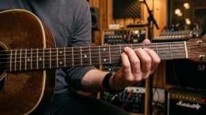 Übung: Die Spinne, Warm Up Gitarre